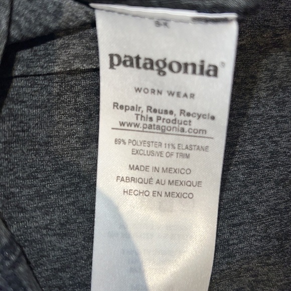 Patagonia seabrook grey athletic A-line skirt Sz S - Picture 9 of 11